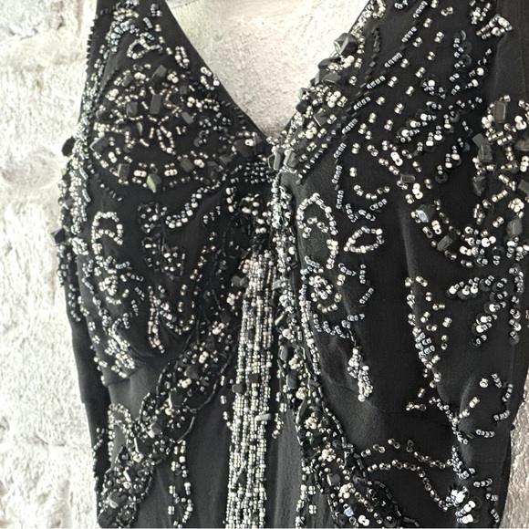 Vintage Sue Wong Nocturne Black Beaded Formal Dress Womens Size 2 - Picture 3 of 5